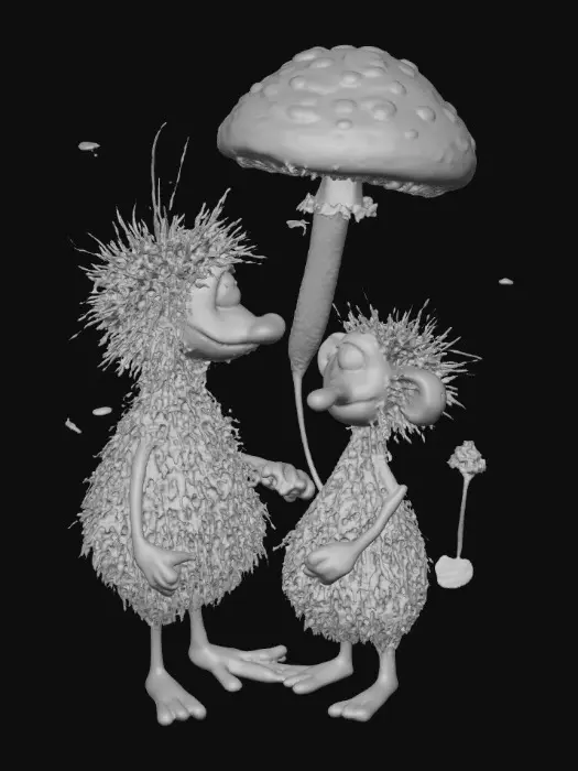 3D model for Forest Sprites Meeting, #Halloween2025#