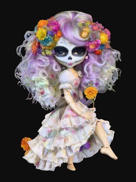 3D model for Marigold Elegance, #Halloween2025#