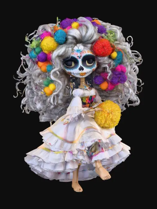 3D model for Mystical Marigold Maiden, #Halloween2025#