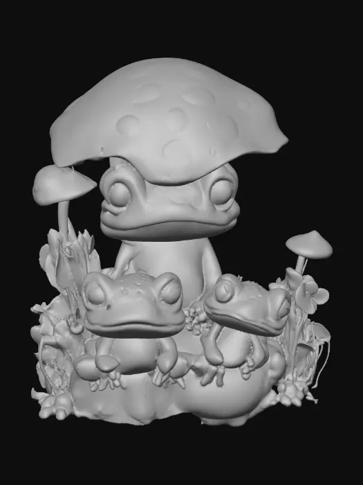 3D model for Frogs in Wonderland