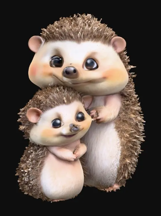 3D model for Hedgehog Hug