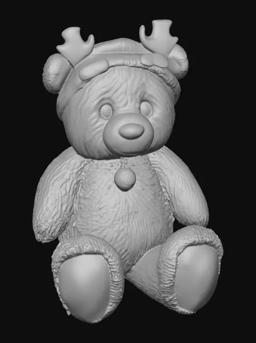 3D model for Cute Teddy bear wearing reindeer headband, #Christmas2025#,