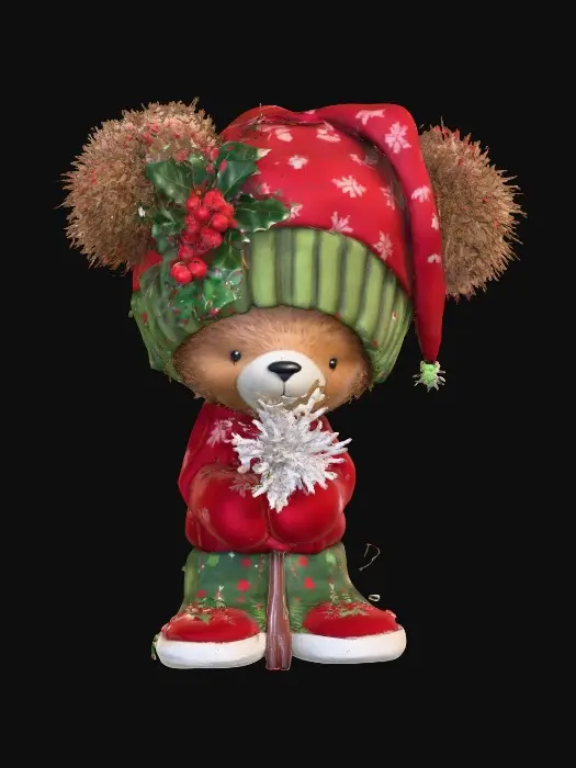 3D model for Winter Cuddle Bear, #Christmas2025#