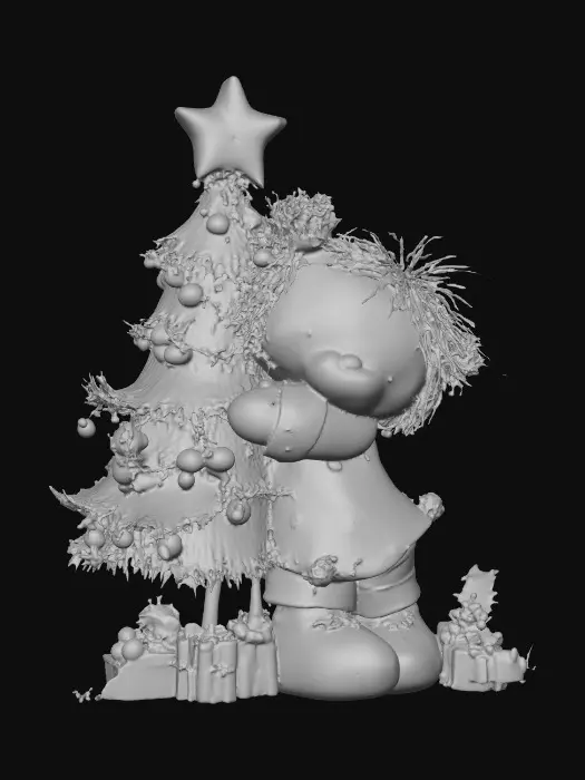 3D model for Bear's Christmas Hug, #Christmas2025#