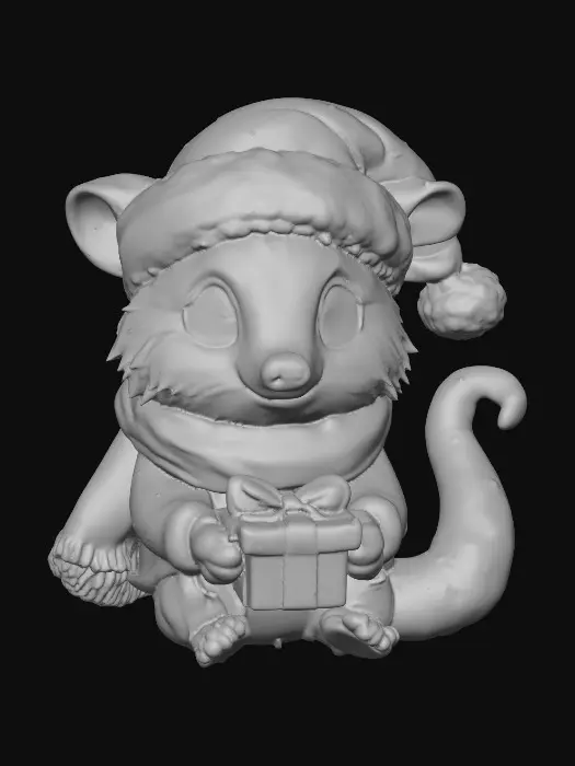 3D model for Christmas Possum, #Christmas2025#