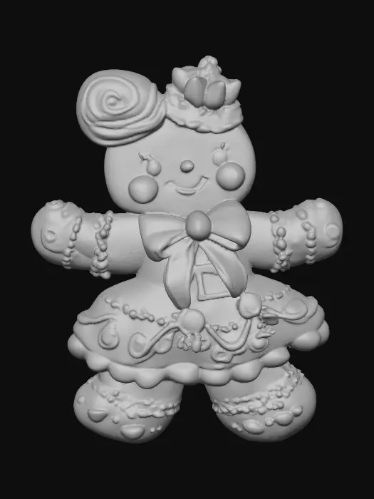 3D model for Gingerbread Princess, #Christmas2025#