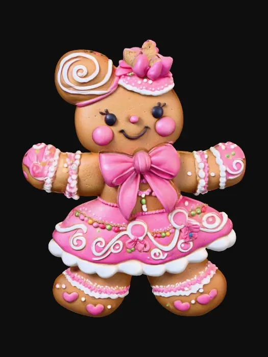 3D model for Gingerbread Princess, #Christmas2025#