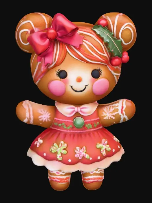 3D model for Gingerbread Cheer