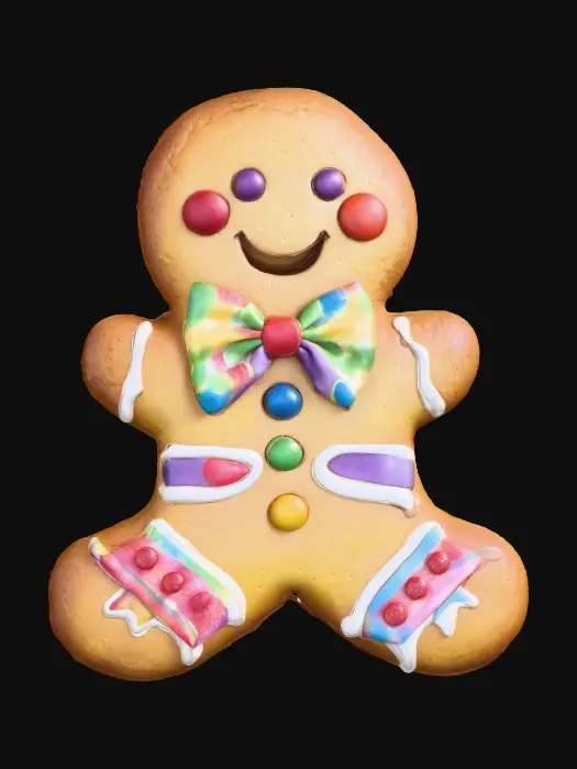 3D model for Gingerbread Delight, #Christmas2025#