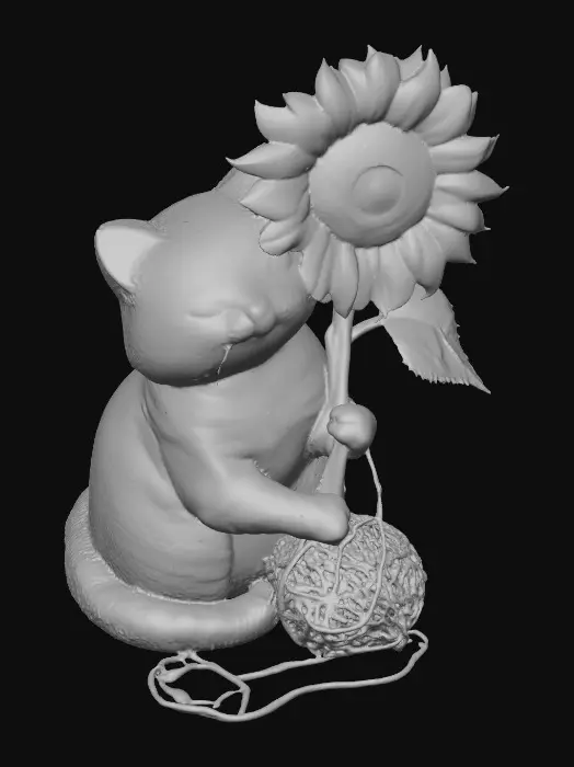 3D model for Sunflower Kitty, #Christmas2025#