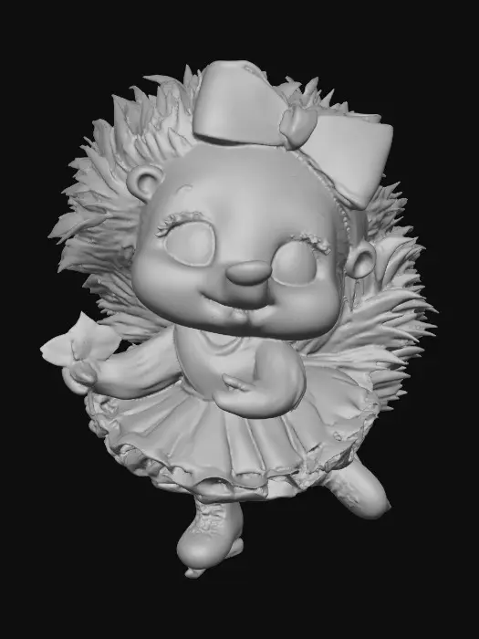 3D model for Skating Hedgehog Princess