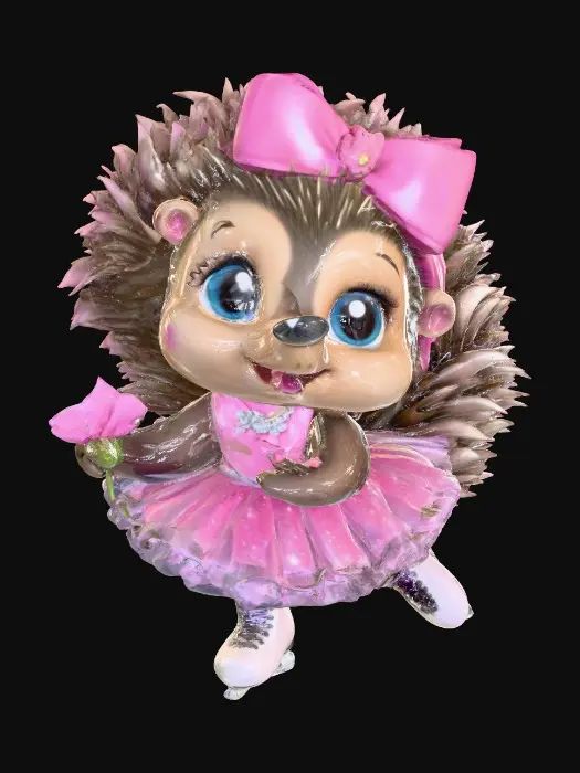 3D model for Skating Hedgehog Princess