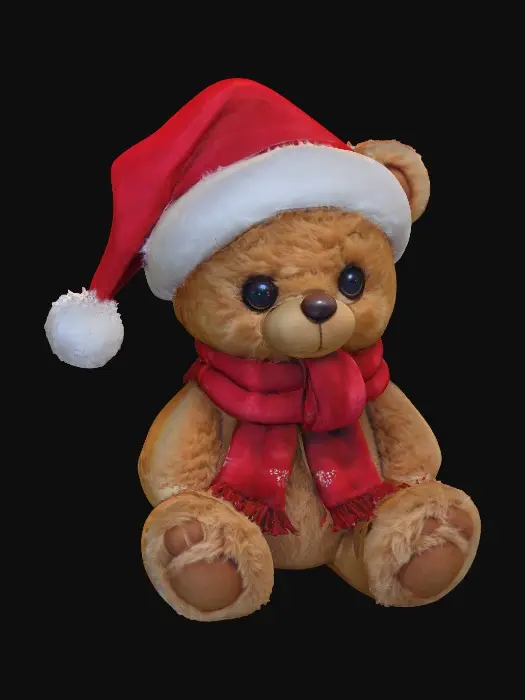3D model for Festive Teddy Bear, #Christmas2025#