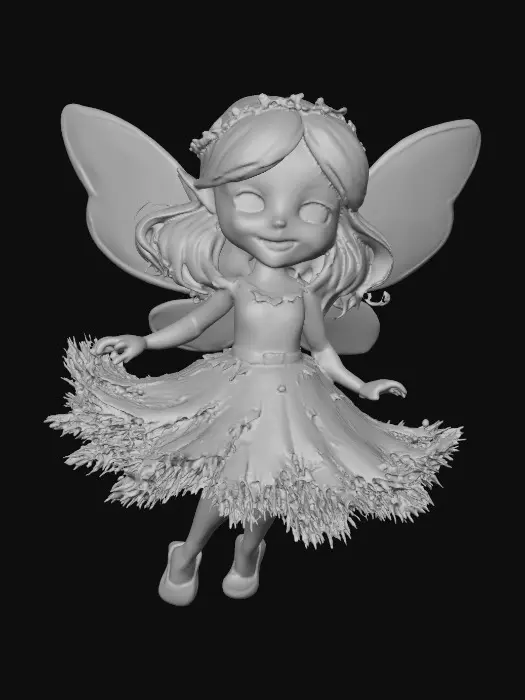 3D model for Evergreen Fairy, #Christmas2025#