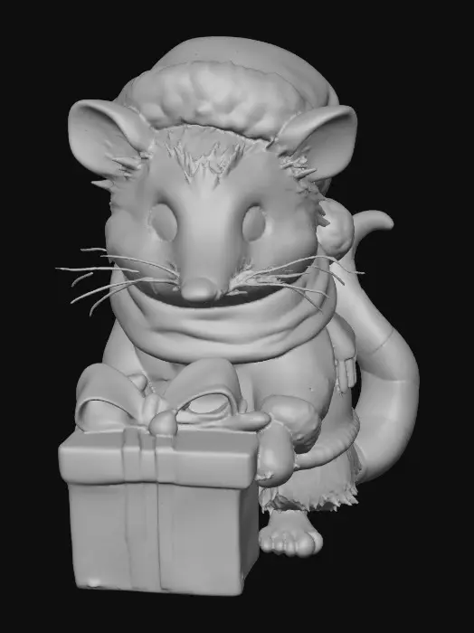 3D model for Festive Possum, #Christmas2025#