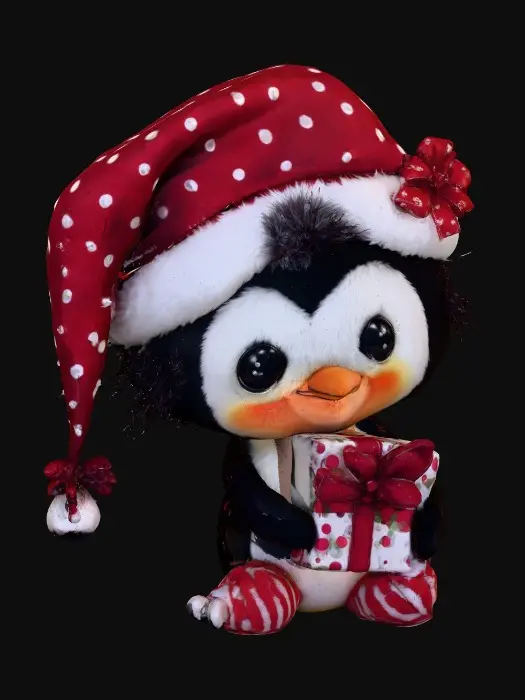 3D model for Festive Penguin Joy, #Christmas2025#
