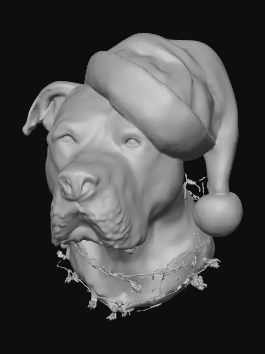 3D model for Festive Pooch, #Christmas2025#