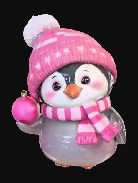 3D model for Winter Penguin Joy, #Christmas2025#