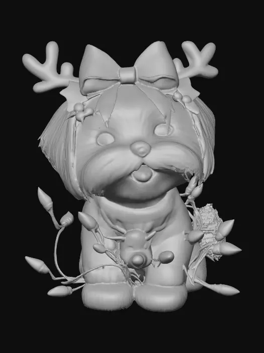 3D model for Festive Furry Friend