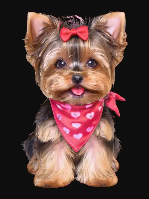 3D model for Yorkie Charm