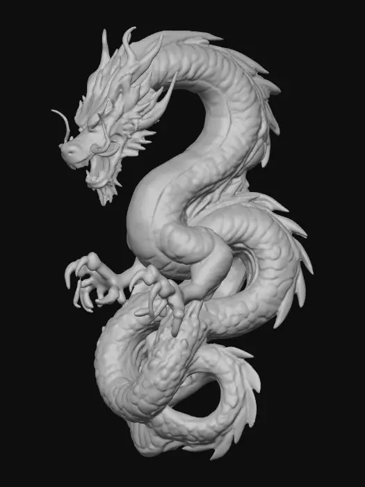 3D model for Fiery Serpent in the Clouds