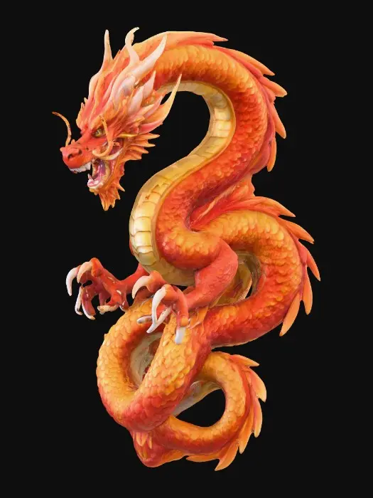 3D model for Fiery Serpent in the Clouds