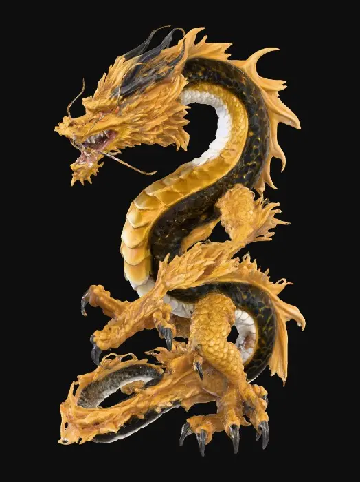 3D model for Fiery Serpent