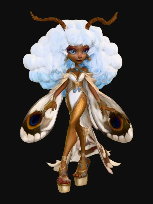 3D model for Moth Enchantress