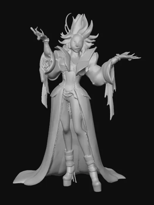 3D model for Eccentric Elegance