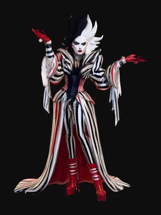 3D model for Eccentric Elegance