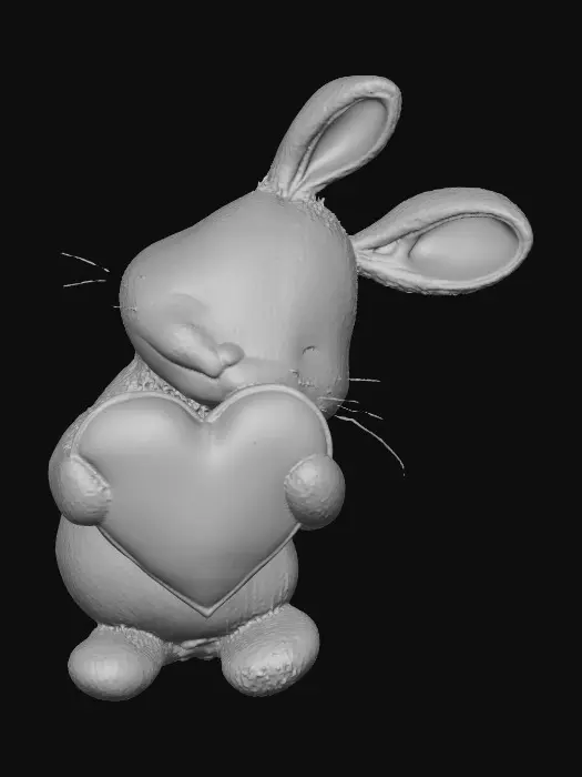 3D model for Heartfelt Bunny