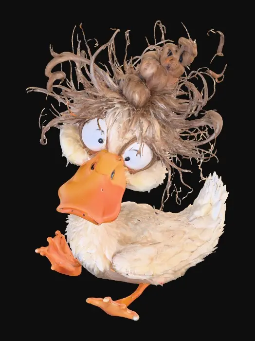 3D model for Frizzy Feathers