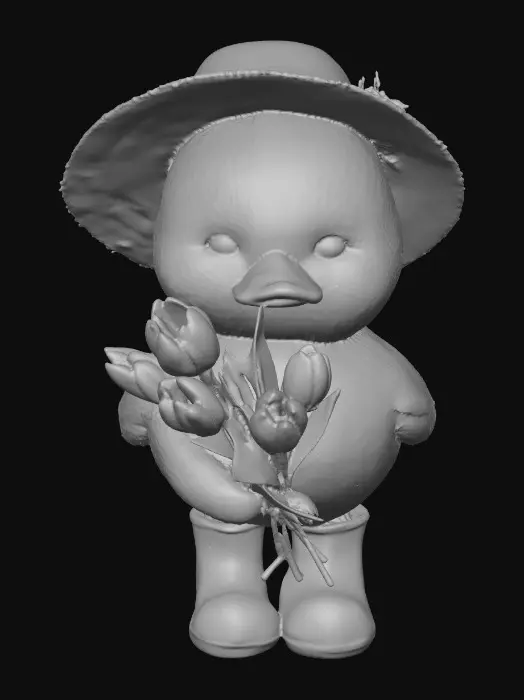 3D model for Springtime Duckling