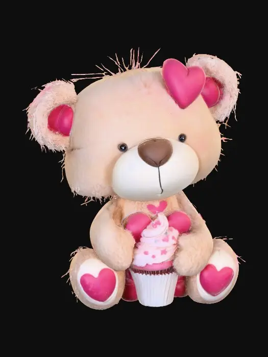 3D model for Sweetheart Bear Delight