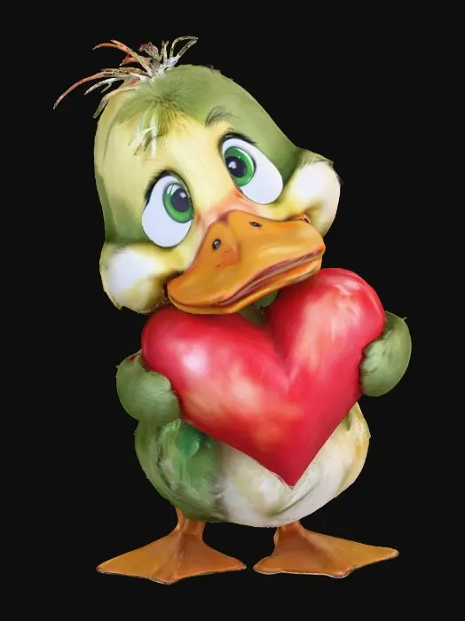 3D model for Heartfelt Quacker