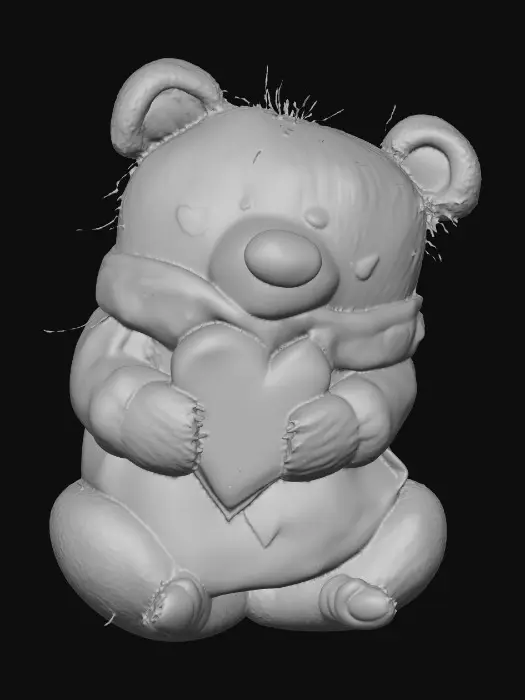 3D model for Cuddly Heart Bear