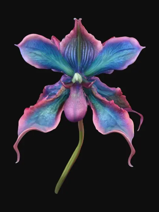 3D model for Radiant Orchid Blossom