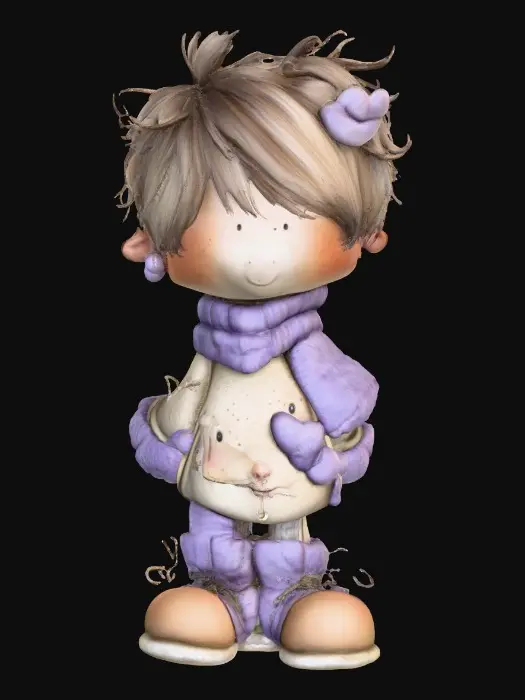 3D model for Cozy Hearts Kid