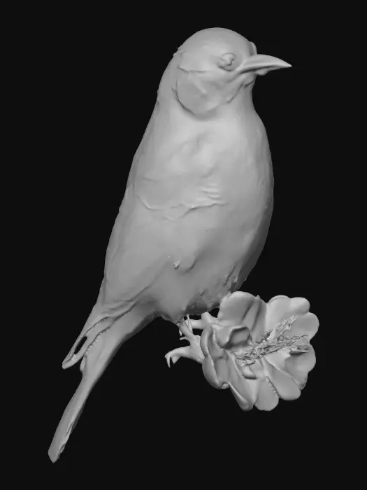 3D model for Bird Among Blossoms