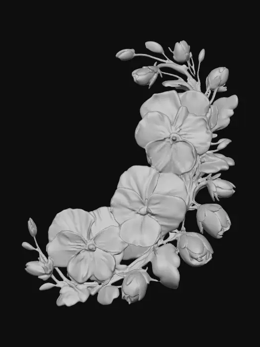 3D model for Floral Harmony