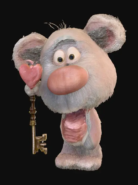 3D model for Furry Love Keeper