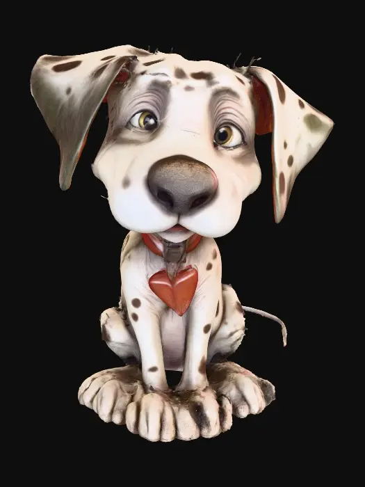 3D model for Adorable Heart Pup