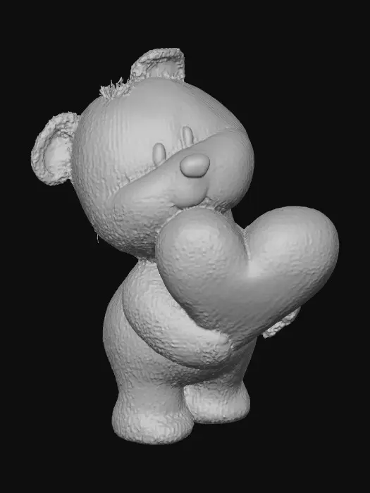 3D model for Teddy Bear with Heart