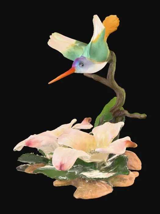 3D model for Hummingbird and Blooms