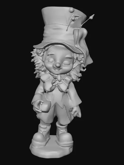 3D model for Whimsical Hatter Doll