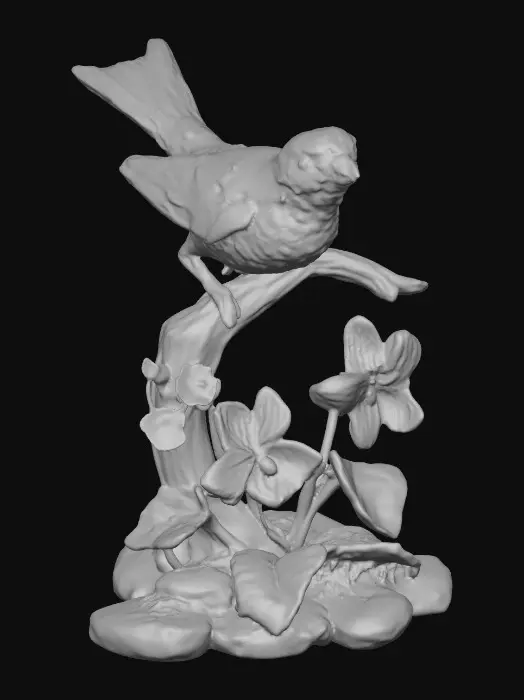 3D model for Serene Songbird Sculpture