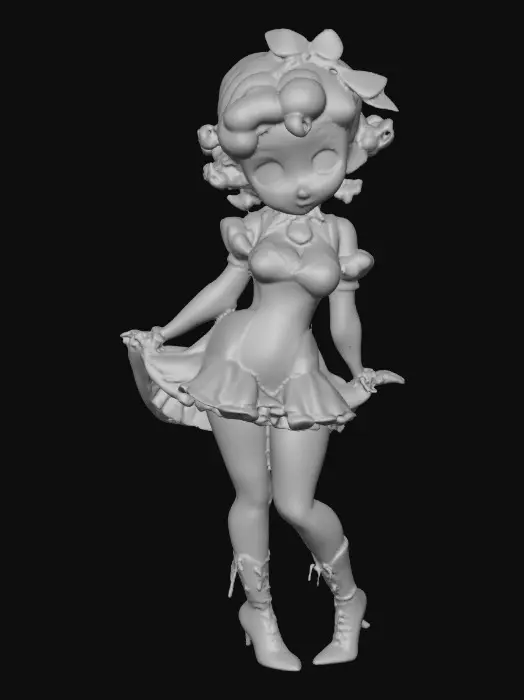 3D model for Retro Glam Doll