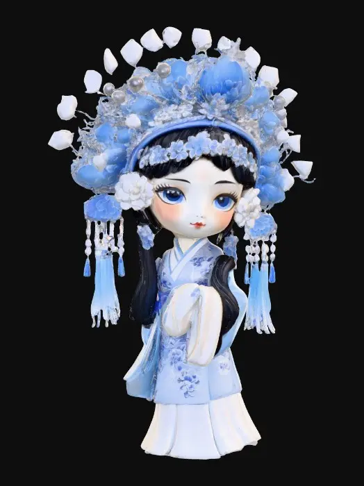 3D model for Blue Elegance