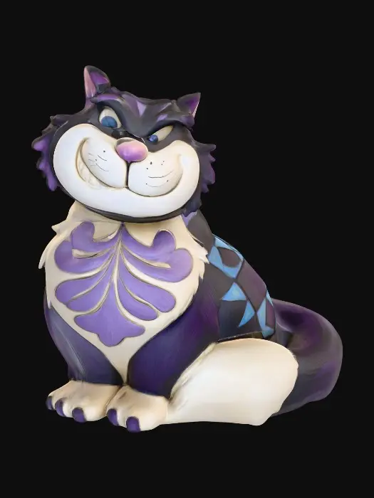3D model for Whimsical Grinning Cat Sculpture