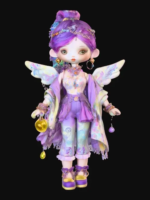 3D model for Ethereal Winged Doll
